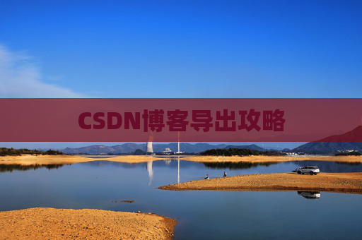 CSDN博客导出攻略